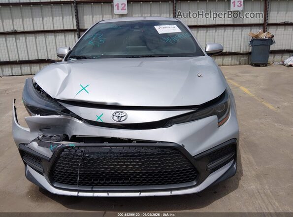 5YFS4MCE6NP115503 2022 TOYOTA COROLLA Silver Вид спереду