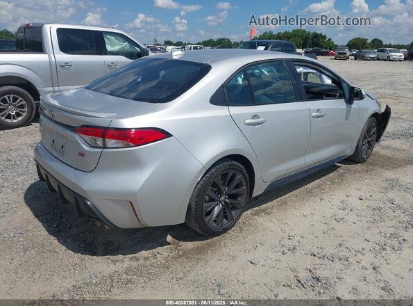 5YFS4MCE6SP229707 2025 TOYOTA COROLLA Silver Հետևի աջ