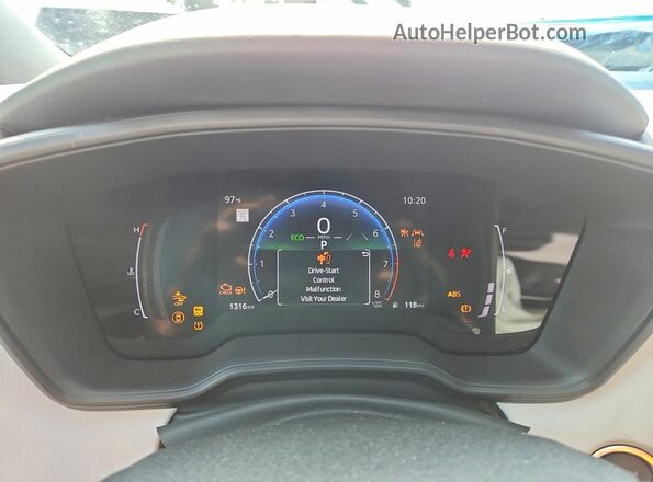 5YFS4MCE6TP274020 2026 TOYOTA COROLLA Black ხელსაწყოთა პანელის ხედი
