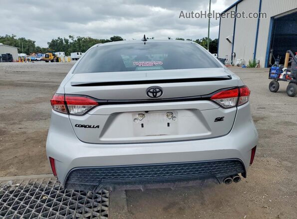 5YFS4MCE7MP072417 2021 TOYOTA COROLLA Серебряный Вид сзади