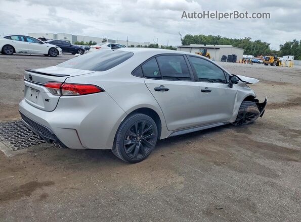 5YFS4MCE7MP072417 2021 TOYOTA COROLLA Серебряный Задняя правая четверть