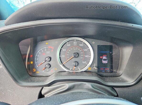 5YFS4MCE7MP072417 2021 TOYOTA COROLLA Серебряный Вид щитка приборов