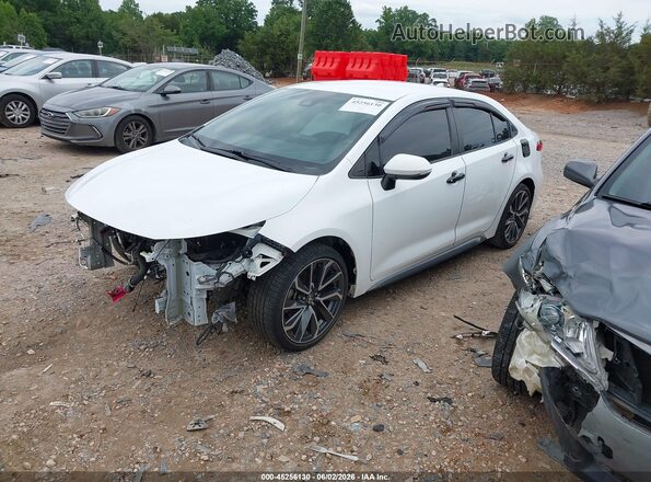 5YFS4MCE7MP085491 2021 TOYOTA COROLLA White Vista tres cuartos delantera izquierda