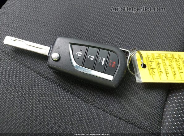 5YFS4MCE7MP085491 2021 TOYOTA COROLLA White Vista del salpicadero