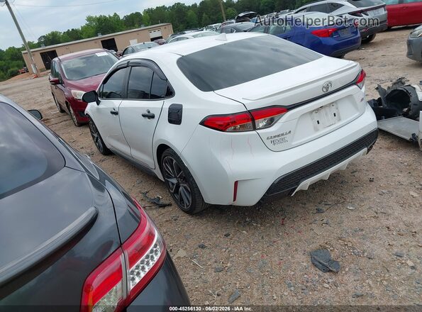 5YFS4MCE7MP085491 2021 TOYOTA COROLLA White Trasero izquierdo