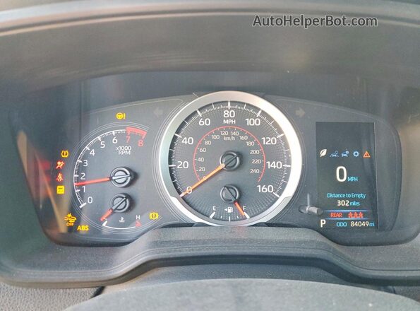 5YFS4MCE7NP132813 2022 TOYOTA COROLLA Белый Вид щитка приборов