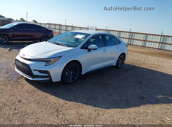 5YFS4MCE7PP166527 2023 TOYOTA COROLLA White Передня ліва чверть