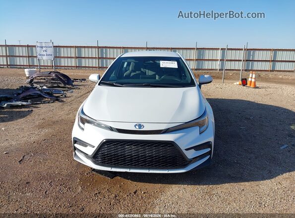 5YFS4MCE7PP166527 2023 TOYOTA COROLLA White Вид щитка приладів