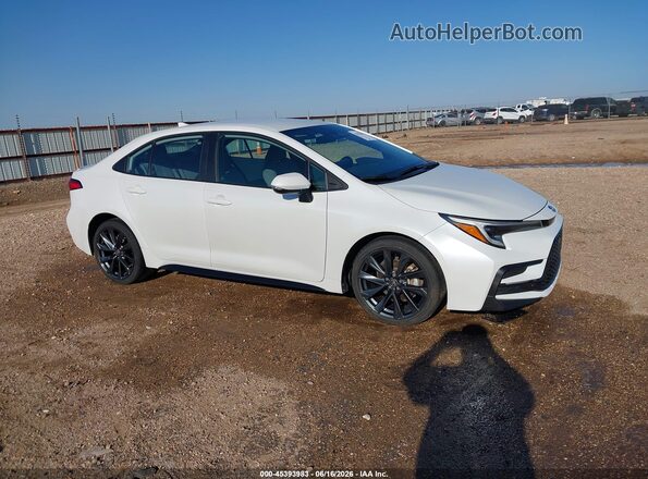 5YFS4MCE7PP166527 2023 TOYOTA COROLLA White Вид задньої частини салону