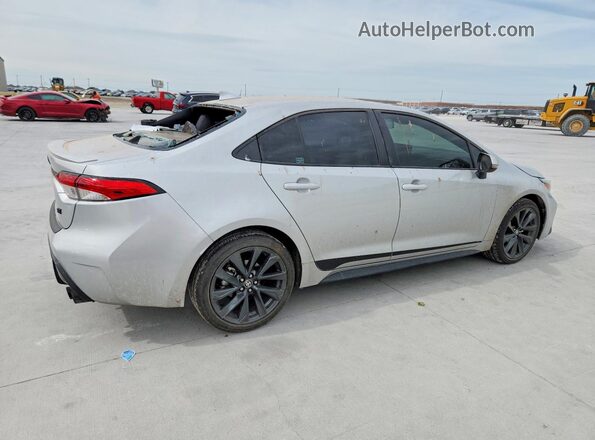 5YFS4MCE7RP214241 2024 TOYOTA COROLLA Серебряный Задняя правая четверть