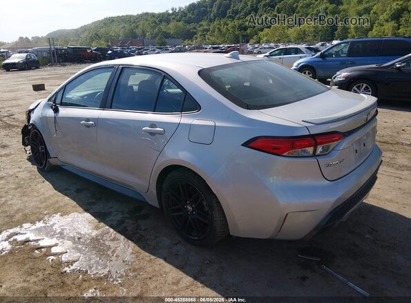 5YFS4MCE8MP059773 2021 TOYOTA COROLLA Silver Задня ліва чверть