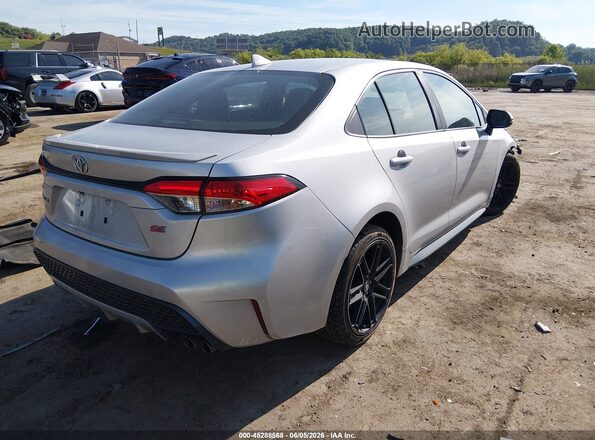 5YFS4MCE8MP059773 2021 TOYOTA COROLLA Silver Задня права чверть