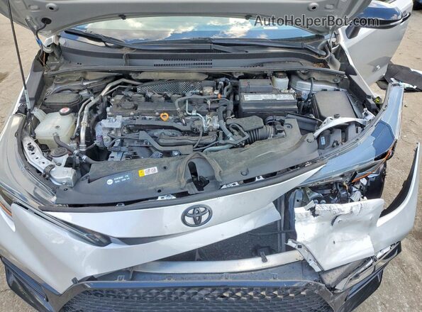 5YFS4MCE8NP120167 2022 TOYOTA COROLLA Silver Rear interior view