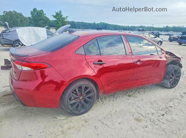 5YFS4MCE8NP132612 2022 TOYOTA COROLLA Red Rear right