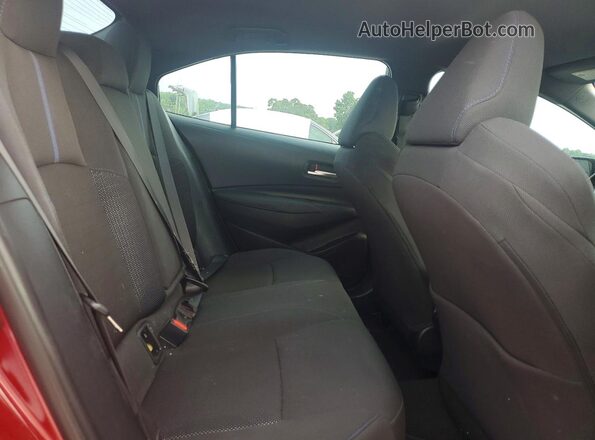 5YFS4MCE8NP132612 2022 TOYOTA COROLLA Red Rear seats view