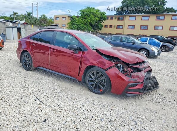 5YFS4MCE8PP149333 2023 TOYOTA COROLLA Red Przód prawy