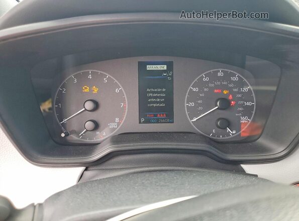 5YFS4MCE8PP149333 2023 TOYOTA COROLLA Red Widok zestawu wskaźników