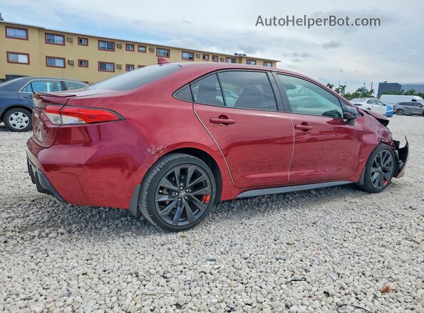 5YFS4MCE8PP149333 2023 TOYOTA COROLLA Red Tył prawy