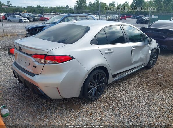 5YFS4MCE8PP154743 2023 TOYOTA COROLLA Silver Rear right