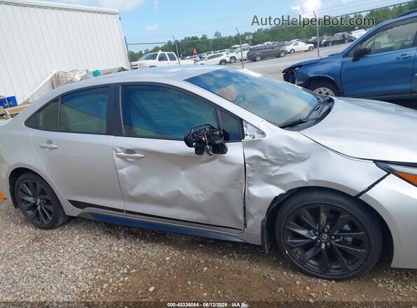5YFS4MCE8PP154743 2023 TOYOTA COROLLA Silver Rear interior view
