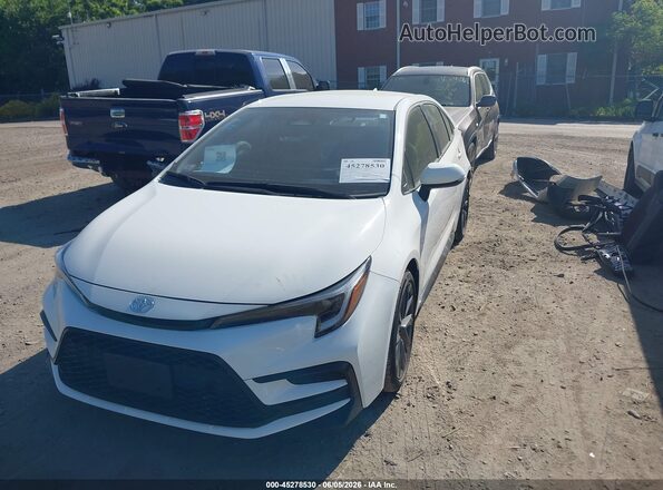 5YFS4MCE8SP228297 2025 TOYOTA COROLLA Белый Передняя левая четверть