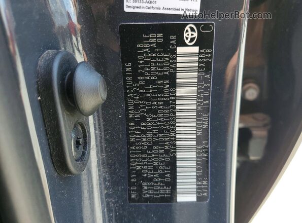 5YFS4MCE8SP237808 2025 TOYOTA COROLLA Charcoal 