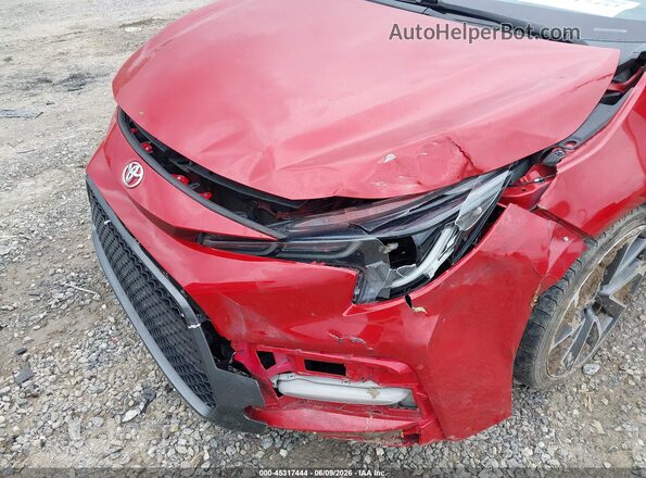 5YFS4MCE9MP058938 2021 TOYOTA COROLLA Красный Вид спереди