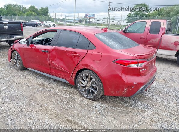 5YFS4MCE9MP058938 2021 TOYOTA COROLLA Красный Задняя левая четверть