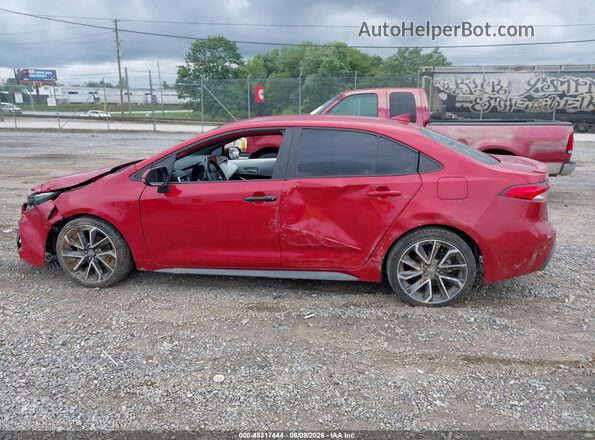 5YFS4MCE9MP058938 2021 TOYOTA COROLLA Красный Панорамный вид салона 360°