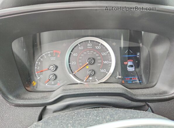 5YFS4MCE9NP139603 2022 TOYOTA COROLLA Silver Вид щитка приладів