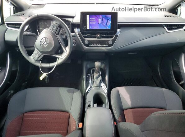 5YFS4MCE9PP162348 2023 TOYOTA COROLLA White Առջևի վահանակի տեսք