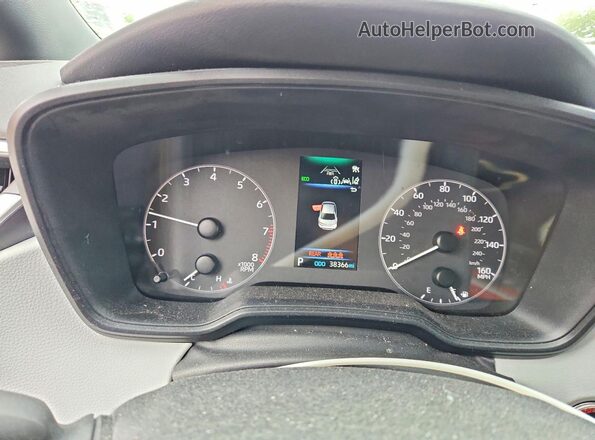5YFS4MCE9PP163094 2023 TOYOTA COROLLA Black Vista del cuadro de instrumentos