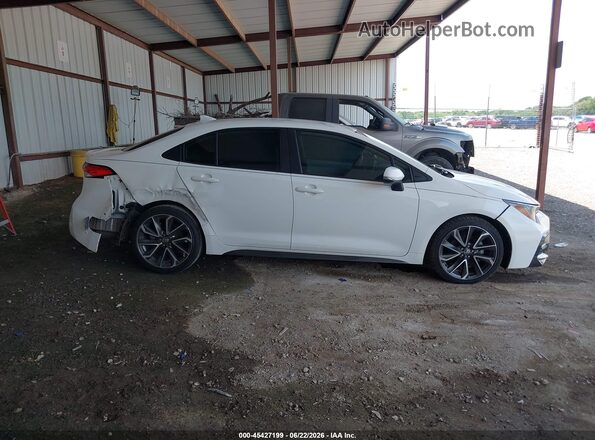 5YFS4MCEXMP090345 2021 TOYOTA COROLLA White უკანა სალონის ხედი