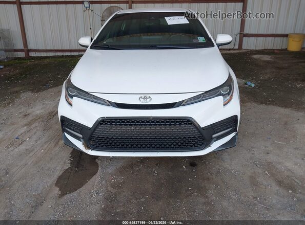 5YFS4MCEXMP090345 2021 TOYOTA COROLLA White ხელსაწყოთა პანელის ხედი