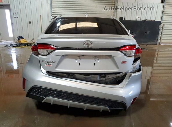 5YFS4MCEXNP104584 2022 TOYOTA COROLLA Silver უკანა ხედი