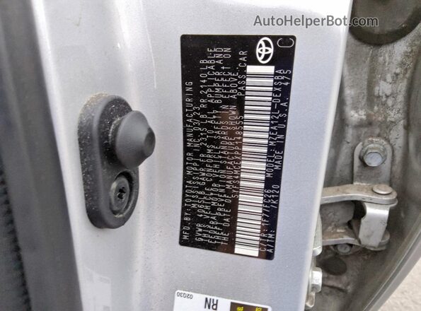 5YFS4MCEXPP148555 2023 TOYOTA COROLLA Silver 