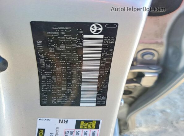 5YFS4MCEXRP194907 2024 TOYOTA COROLLA Silver 