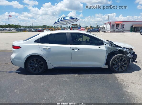 5YFS4MCEXSP224896 2025 TOYOTA COROLLA White Widok wnętrza 360 stopni