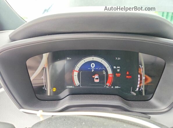 5YFS4MCEXTP259911 2026 TOYOTA COROLLA Gray ხელსაწყოთა პანელის ხედი