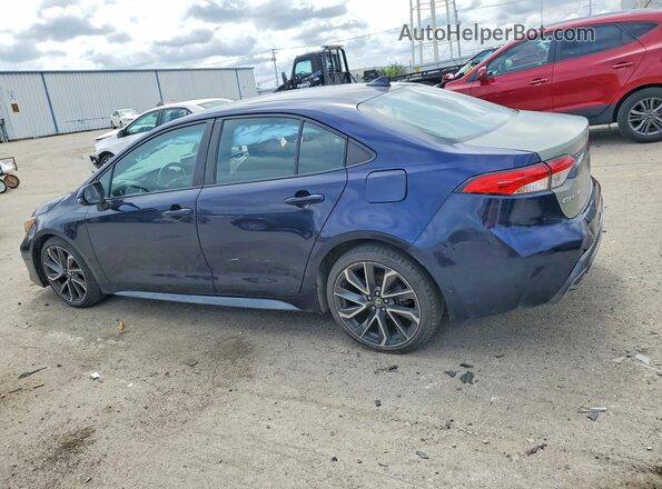 5YFS4RCE0LP007498 2020 TOYOTA COROLLA Blue Հետևի ձախ