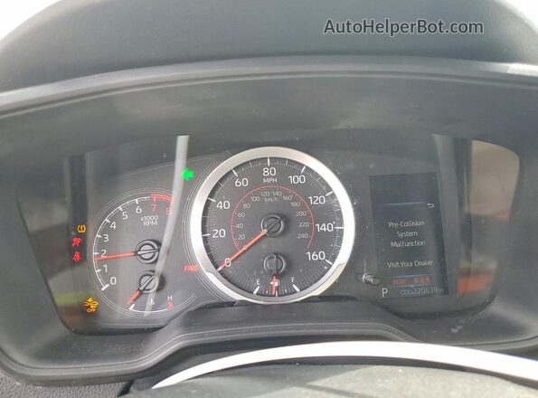 5YFS4RCE0LP007498 2020 TOYOTA COROLLA Blue Սարքավորումների վահանակի տեսք