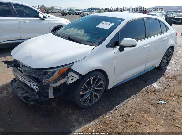 5YFS4RCE0LP027900 2020 TOYOTA COROLLA White Vista tres cuartos delantera izquierda