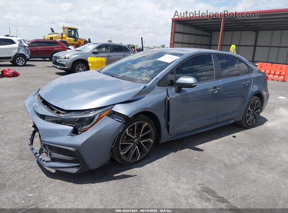 5YFS4RCE0LP051341 2020 TOYOTA COROLLA Blue წინა მარცხენა ხედი სამი მეოთხედიდან