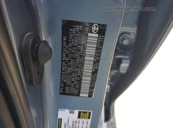 5YFS4RCE1LP031048 2020 TOYOTA COROLLA Gray 