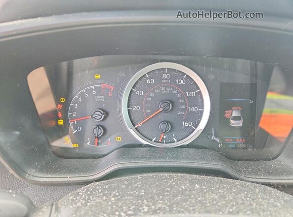5YFS4RCE2LP050241 2020 TOYOTA COROLLA White Вид щитка приладів