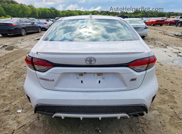 5YFS4RCE2LP050241 2020 TOYOTA COROLLA White Вид ззаду