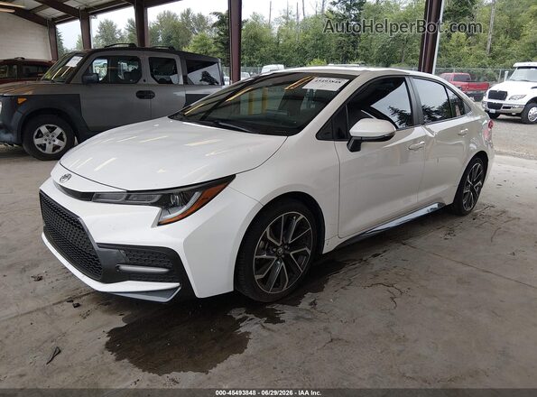5YFS4RCE4LP035708 2020 TOYOTA COROLLA Белый Передняя левая четверть