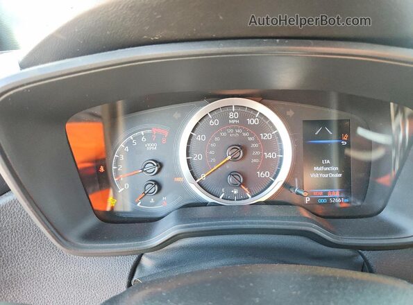 5YFS4RCE4LP045008 2020 TOYOTA COROLLA Silver Instrument cluster view