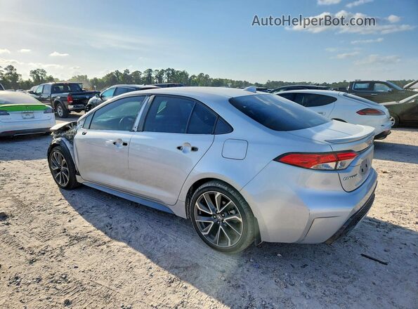 5YFS4RCE4LP045008 2020 TOYOTA COROLLA Silver Rear left