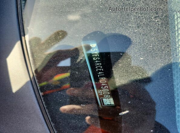 5YFS4RCE4LP045008 2020 TOYOTA COROLLA Silver VIN sticker view